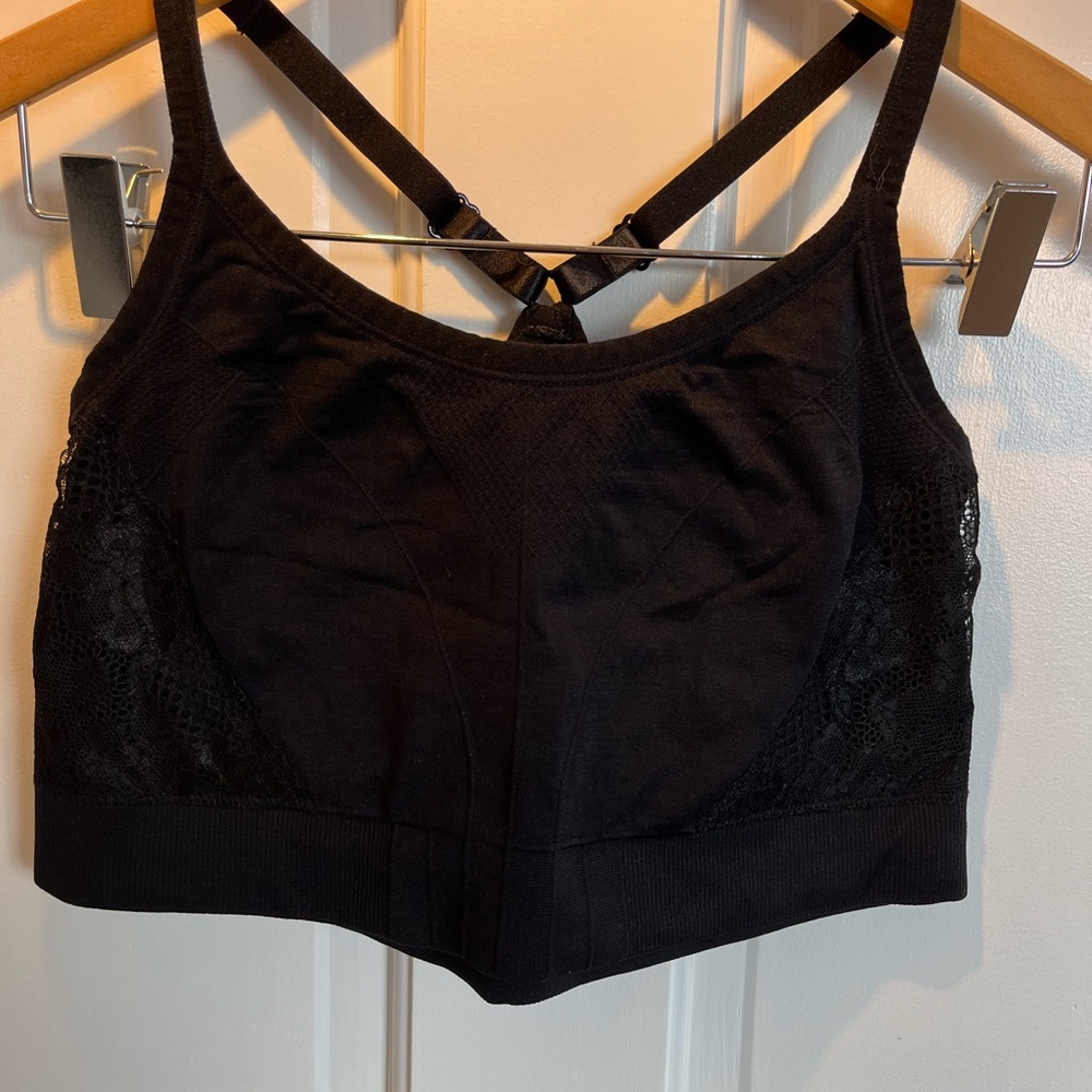 Set of 2 Torrid Bralettes - Black with Lace Detail - Picture 6 of 11